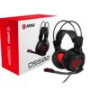 MSI FBA_S37-2100910-SV1 słuchawki/zestaw słuchawkowy Przewodowa Opaska na głowę Gaming Czarny, Czerwony