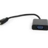 Adapter GEMBIRD A-HDMI-VGA-04 (HDMI M - D-Sub (VGA) F; 0,15m; kolor czarny)