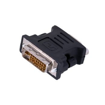 Adapter Lanberg AD-0012-BK (DVI-I (Dual link) M – D-Sub (VGA) F; kolor czarny)