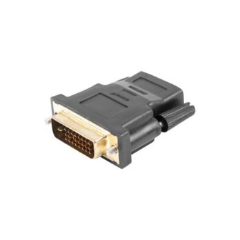 Adapter Lanberg AD-0010-BK (HDMI F – DVI-D (24+1) M; kolor czarny)