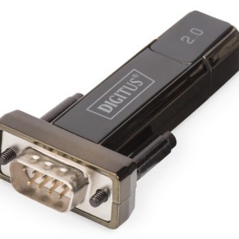 Adapter DIGITUS DA-70156 (USB M – RS-232 M; kolor czarny)