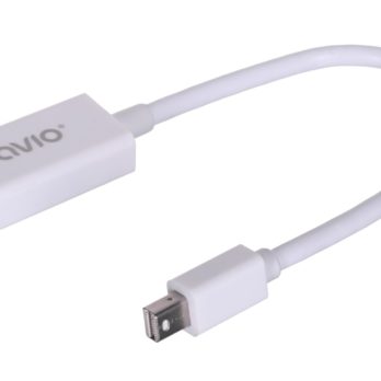 Adapter SAVIO cl-57 (Mini DisplayPort M – HDMI F; 0,10m; kolor biały)