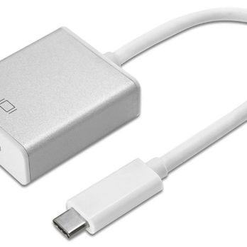 Adapter do kabli Maclean MCTV-841 (Micro USB typu C M – HDMI F; kolor biało-szary)