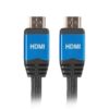 Kabel Lanberg Premium CA-HDMI-20CU-0018-BL (HDMI M - HDMI M; 1,8m; kolor czarny)