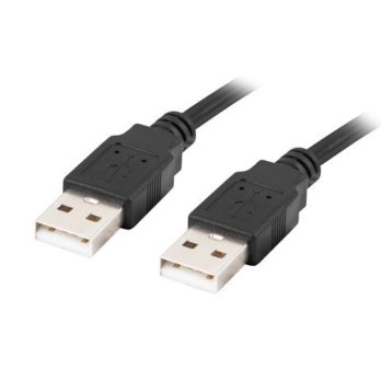 LANBERG KABEL USB-A 2.0 M/M 1.8M CZARNY CA-USBA-20CU-0018-BK