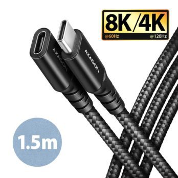 Axagon BUCM32-CF15AB kabel USB USB 3.2 Gen 2×2 1,5 m USB C Czarny