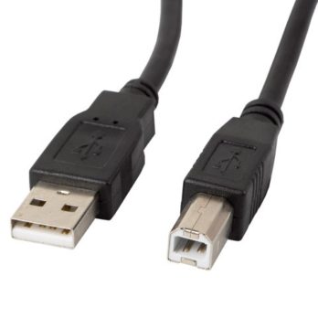 LANBERG KABEL USB-A -> USB-B M/M 0.5M (CZARNY) CA-USBA-10CC-0005-BK