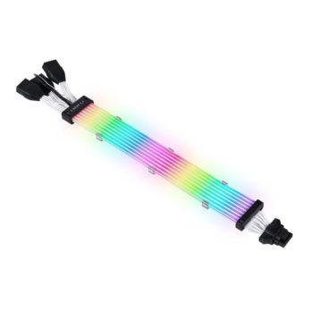 Lian Li Strimer Plus V2 12VHPWR 3x 8- do 16-pinowe rozszerzenie – 335mm, 8 ścieżek LED