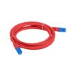LANBERG PATCHCORD S/FTP KAT.6A 0.5M CZERWONY LSZH CCA (FLUKE PASSED) PCF6A-10CC-0050-R