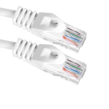 LANBERG PATCHCORD UTP KAT.5E 30M BIAŁY (FLUKE PASSED) PCU5-10CC-3000-W