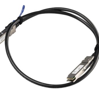 Mikrotik XQ+DA0001 kabel InfiniBand / światłowodowy 1 m QSFP+ to QSFP+ / QSFP28 to QSFP28 Czarny