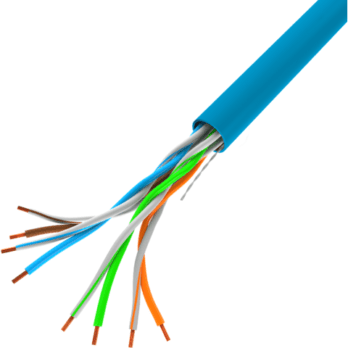 LANBERG KABEL LAN UTP 100MB/S 305M DRUT CCA NIEBIESKI