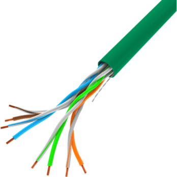 LANBERG KABEL UTP 100MB/S 305M DRUT CCA ZIELONY LCU5-10CC-0305-G