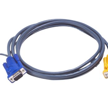 ATEN 2L-5202UP kabel KVM Czarny 1,8 m