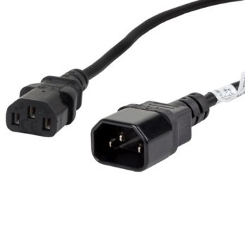 Przedłużacz Lanberg CA-C13E-11CC-0018-BK (C13 / IEC C13 / IEC 320 C13 M – C14 F; 1,8m; kolor czarny)