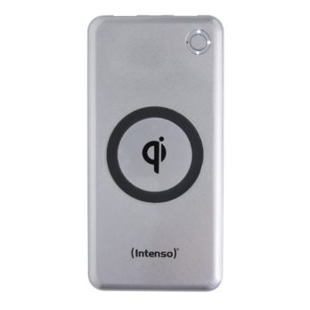 Intenso WPD10000 Litowo-polimerowy (LiPo) 10000 mAh Bezprzewodowe ładowanie Srebrny