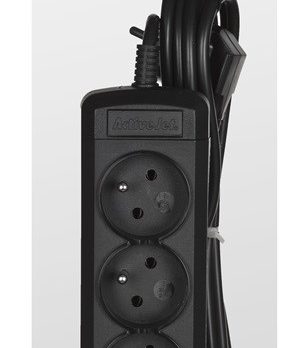 Przedłużacz Activejet 3GNU – 1,5M – C (1,5m; kolor czarny)