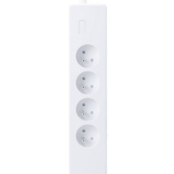 WOOX R4027 rozgałęziacz 4 x gniazdo sieciowe Wewnętrzna Biały