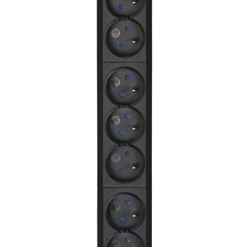 Listwa przeciwprzepięciowa Activejet COMBO/12gn/5m/cz (12 x UTE; 10A (2500 W); 5m; kolor czarny)