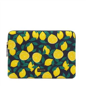Casyx | SLVS-000002 | Casyx na MacBooka | Pasuje do rozmiaru 13 “/14 ” | Rękaw | Cytryny o północy | Nieprzemakalny