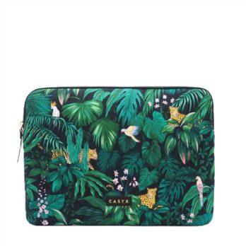 Casyx | Pasuje do rozmiaru 13″/14″ | Casyx na MacBooka | SLVS-000020 | Rękaw | Głęboka dżungla | Nieprzemakalny