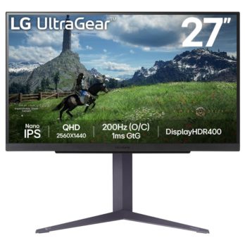 LG 27GS85QX-B monitor komputerowy 68,6 cm (27″) 2560 x 1440 px Quad HD LCD Czarny