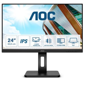 AOC 24P2Q LED display 60,5 cm (23.8″) 1920 x 1080 px Full HD Czarny