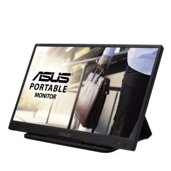 ASUS ZenScreen MB166C monitor komputerowy 39,6 cm (15.6″) 1920 x 1080 px Full HD LED Czarny