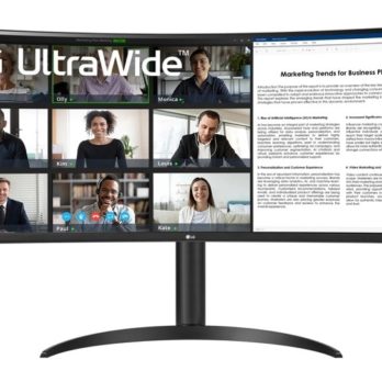 LG 34WR55QK-B monitor komputerowy 86,4 cm (34″) 3440 x 1440 px Wide Quad HD Czarny