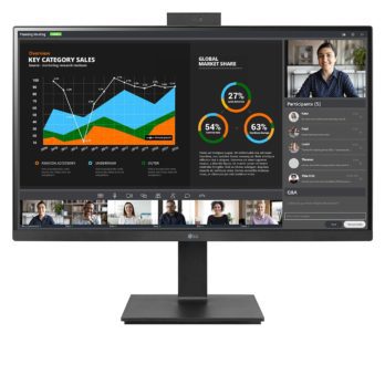 LG 27BQ75QC-B monitor komputerowy 68,6 cm (27″) 2560 x 1440 px Quad HD LED Czarny