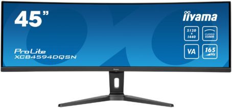 iiyama G-MASTER 45"LCD Curved Bus. UWQHD monitor komputerowy 114,3 cm (45") 5120 x 1440 px Dual QHD LED Czarny