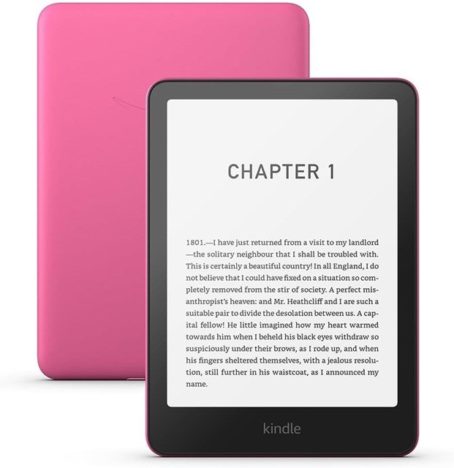 Ebook New Kindle Paperwhite (12th Generation) - 2024 release 7” glare-free 16GB Wi-Fi (Ad-supported) Raspberry