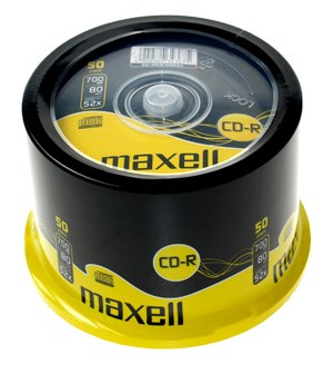 MAXELL CD-R 700 MB 52×80 min, blister, płyta