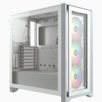 Corsair iCUE 4000X RGB Midi Tower Biały