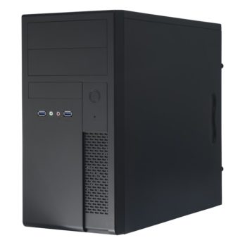 Chieftec XT-01B-350GPB zabezpieczenia & uchwyty komputerów Mini Tower Czarny 350 W
