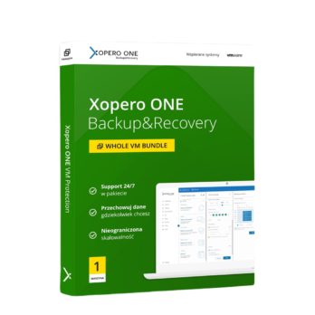 Xopero ONE Lifetime 1x Virtual Agent Virtual Machine + Maintanance & Support Standard – 2 years