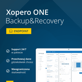 Xopero ONE Lifetime 1x Endpoint Agent + Maintanance & Support Standard – Renewal 5 years