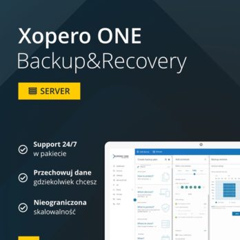 Xopero ONE 1x Server Agent + Maintanance & Support Standard – 1 year