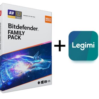 Bitdefender Family Pack ESD 1 rok +Legimi 30dni