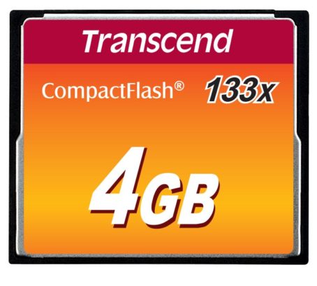 Transcend TS4GCF133 pamięć flash 4 GB Karta pamięci CompactFlash MLC