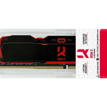 GOODRAM DDR4 16GB PC4-25600 (3200MHz) 16-20-20 IRDM X BLACK 1024×8