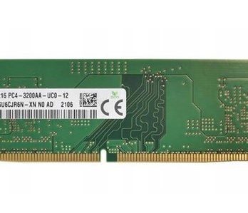 Hynix UDIMM non-ECC 8GB DDR4 1Rx16 3200MHz PC4-25600 HMAA1GU6CJR6N-XN