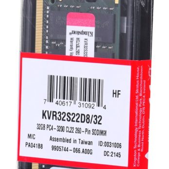 KINGSTON DDR4 SODIMM 32GB 3200MHz CL22 2Rx8