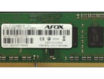 AFOX SO-DIMM DDR3 4GB 1600MHZ AFSD34BN1P