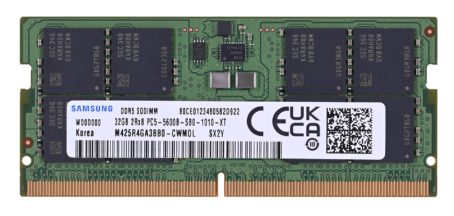 Samsung SO-DIMM 32GB DDR5 2Rx8 5600MHz PC5-44800 M425R4GA3BB0-CWM