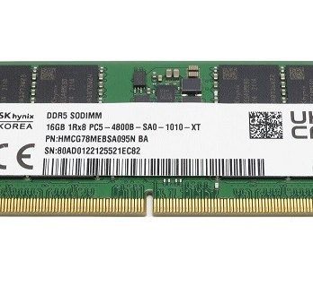 Hynix SO-DIMM 16GB DDR5 1Rx8 4800MHz PC5-38400 HMCG78MEBSA095N