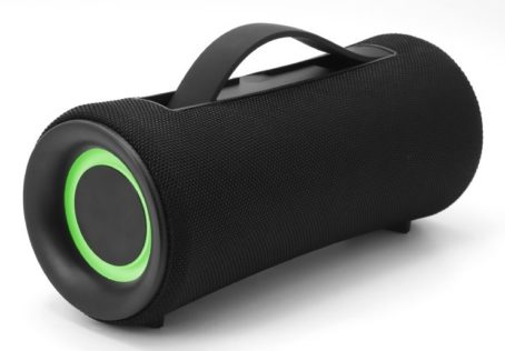 GEMBIRD PRZENOŚNY GŁOŚNIK BLUETOOTH LED SPK-BT-LED-04 RMS 2X 5W, WBUDOWANY MIKROFON, KOLOR CZARNY, USB, AUX, MICROSD