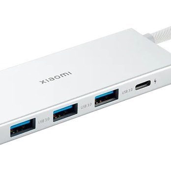 Xiaomi XMDS05YM huby i koncentratory USB 3.2 Gen 1 (3.1 Gen 1) Type-A + Type-C Biały