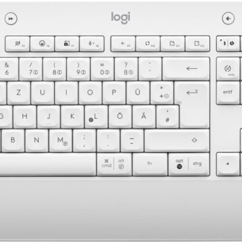 Logitech Signature K650 klawiatura Biuro Bluetooth QWERTZ Niemiecki Biały
