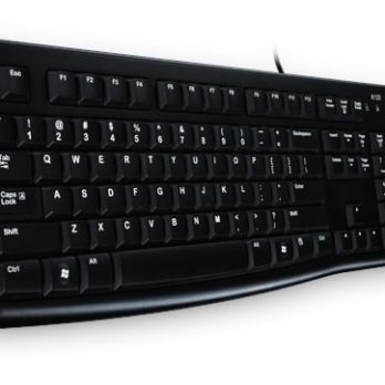 Logitech K120 Corded Keyboard klawiatura USB QWERTZ Niemiecki Czarny